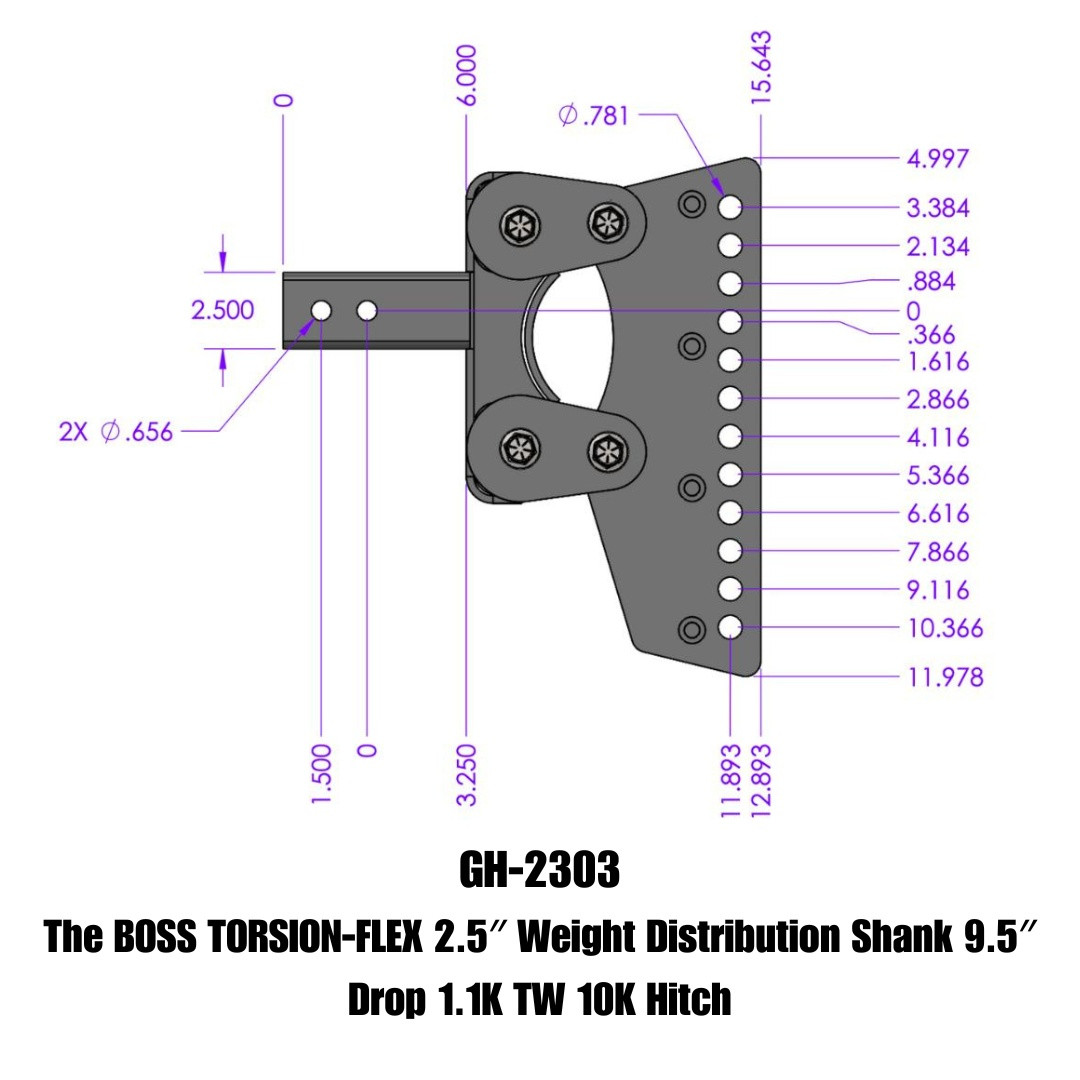 BOSS Weight Distribution (GH-2303)