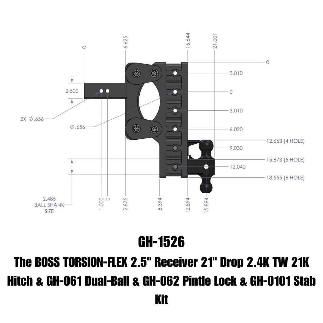 BOSS Drop Hitch (GH-1526)
