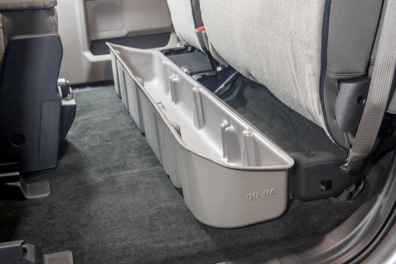DÜHA 20106 Underseat Storage / Gun Case - Black — installed view