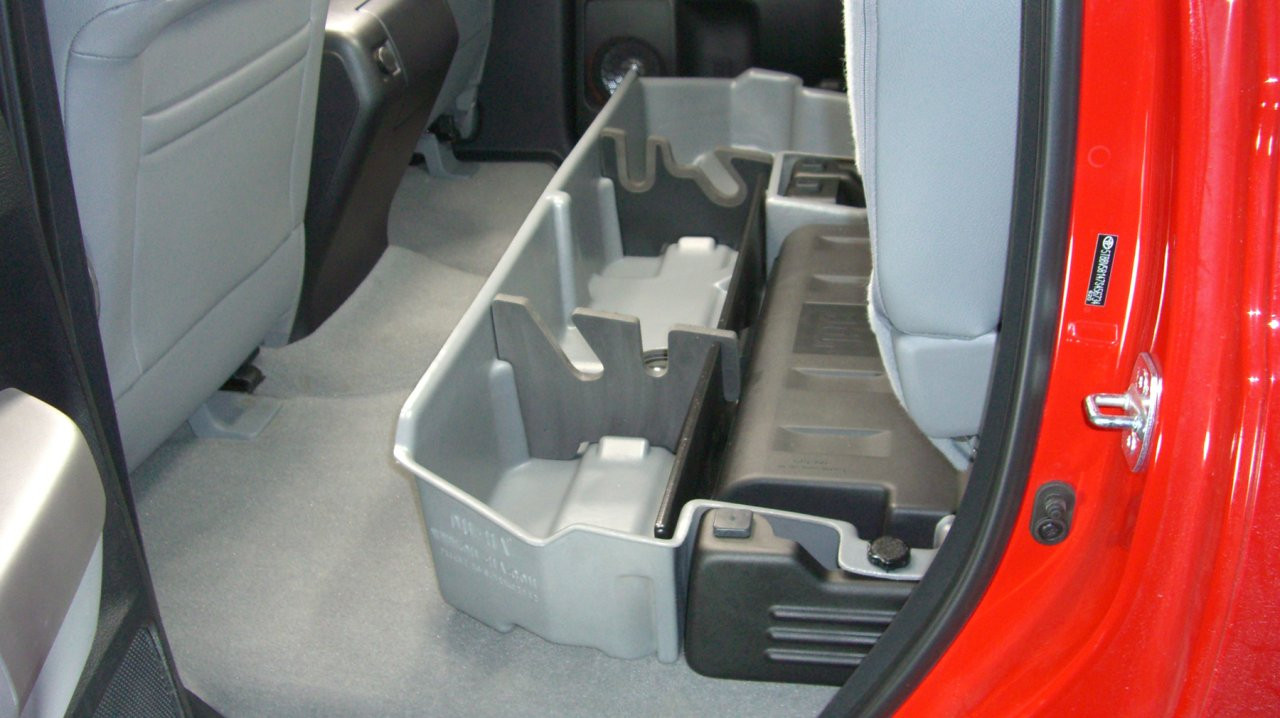 DÜHA 60061 Underseat Storage / Gun Case - Black — side view