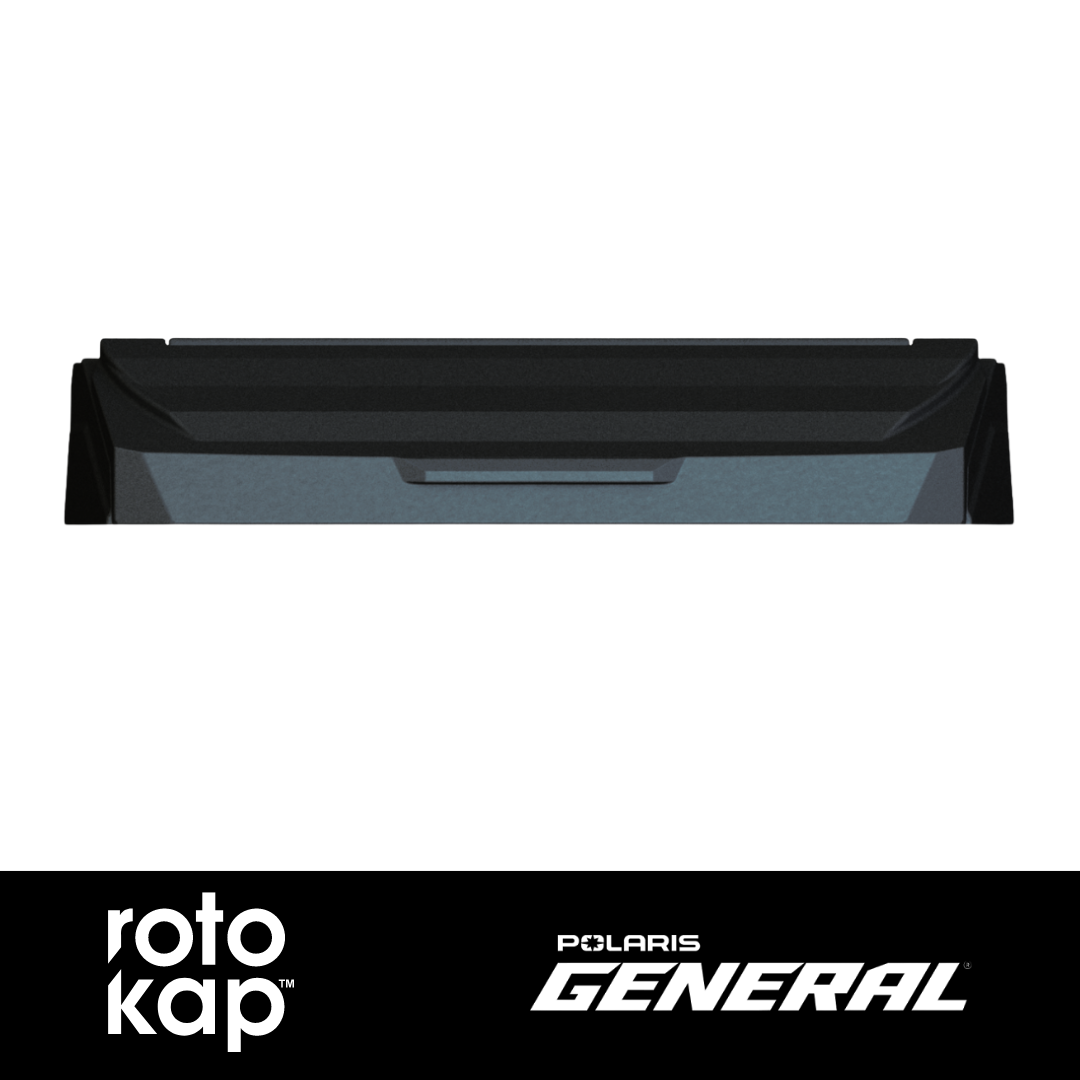 RotoKAP 3PP0215 Polaris General Bed Cover- Black — front view