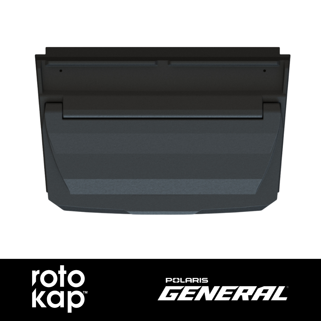 RotoKAP 3PP0215 Polaris General Bed Cover- Black — front view