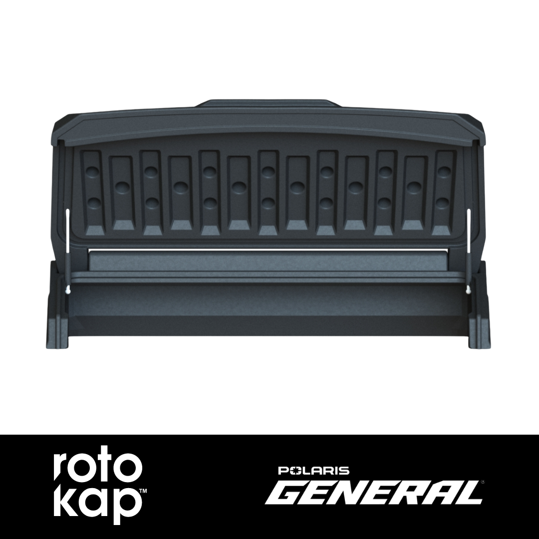 RotoKAP 3PP0215 Polaris General Bed Cover- Black — front view