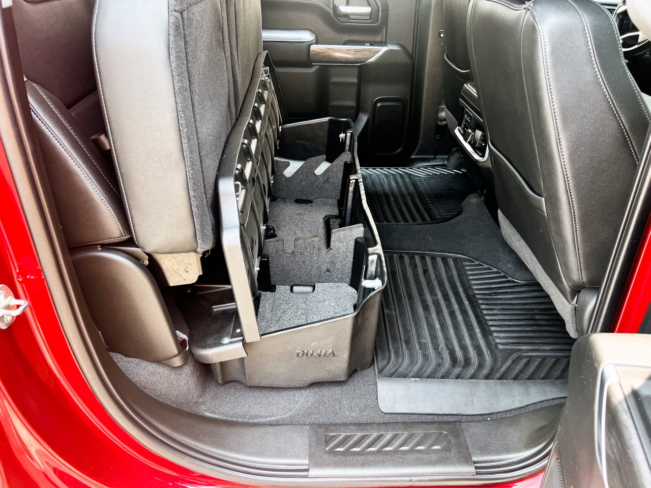 DÜHA 10410 Lockbox Underseat Storage / Gun Case - Black — side view