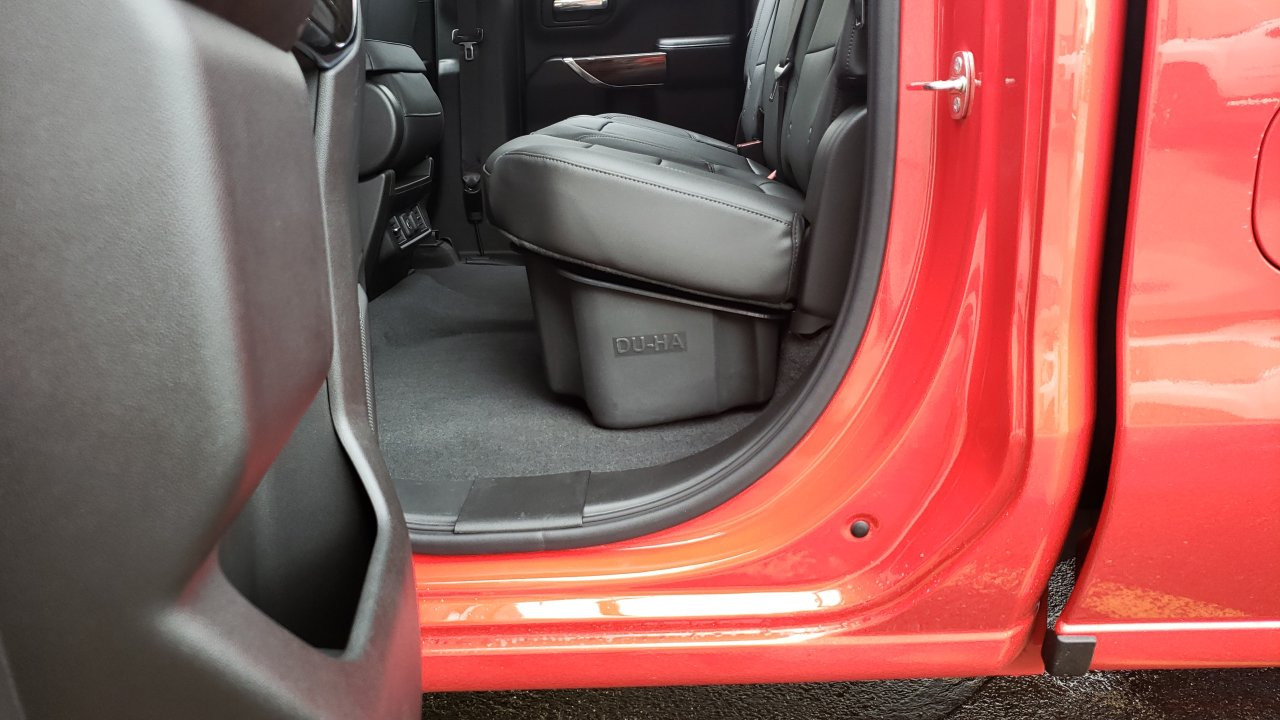 DÜHA 10420 Underseat Storage / Gun Case - Black — side view