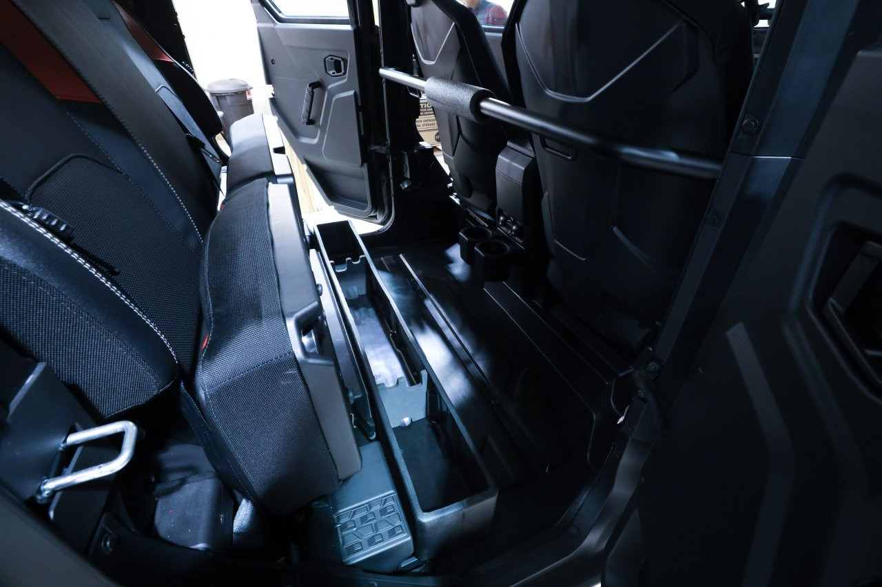 DÜHA 70830 Under Seat Storage / Gun Case - Black — installed view