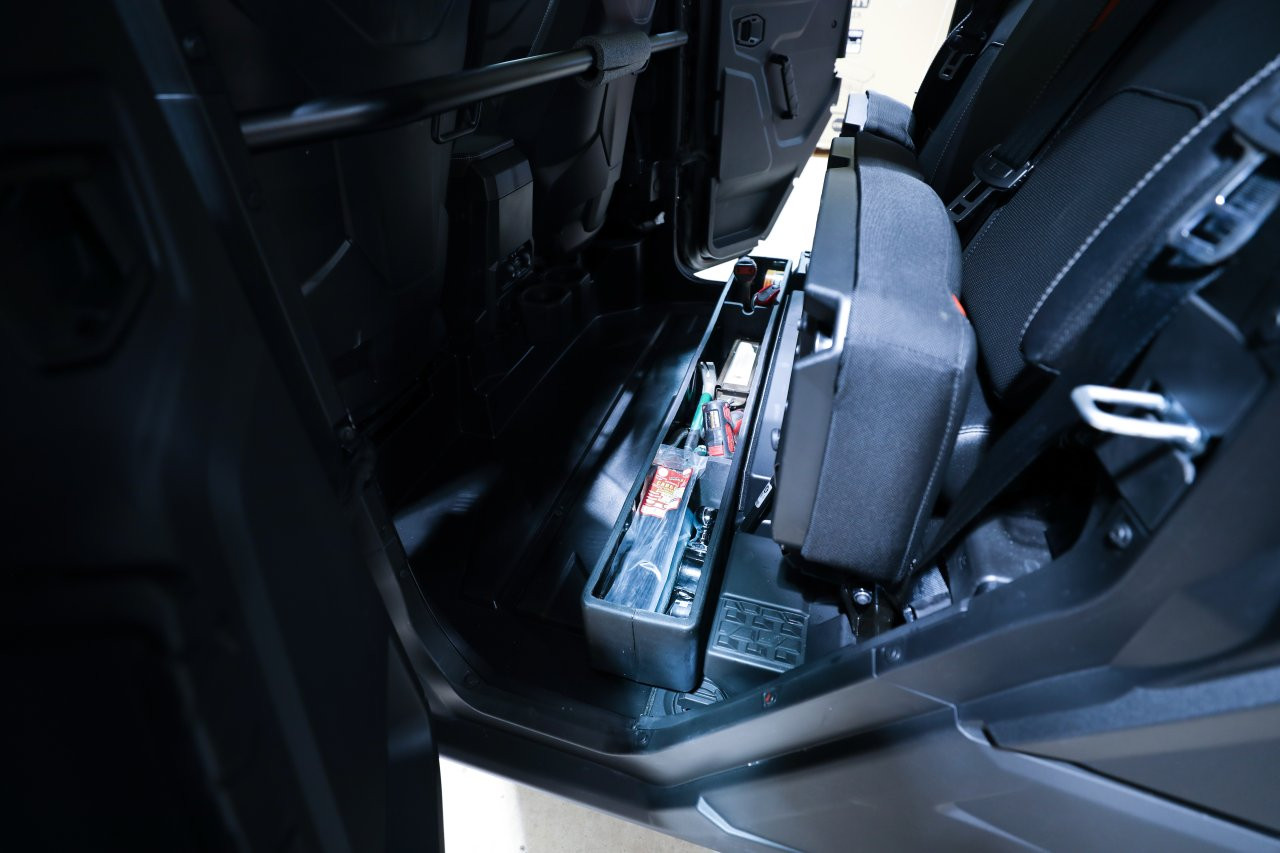DÜHA 70830 Under Seat Storage / Gun Case - Black — side view