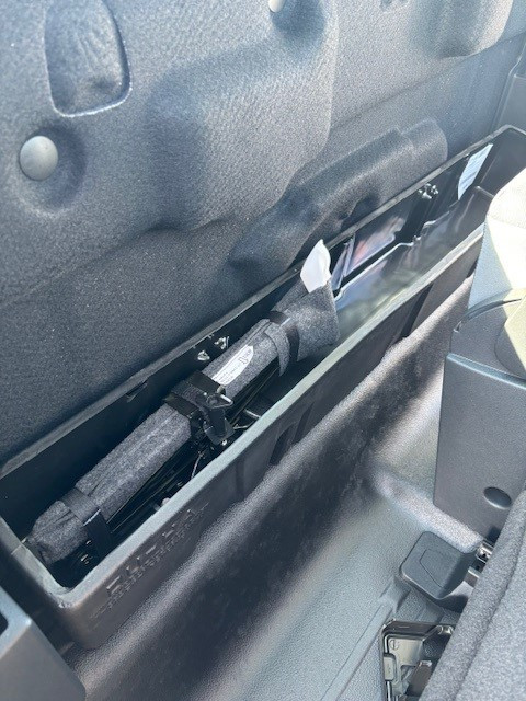 DÜHA 20114 Behind-the-Seat Storage / Gun Case - Black — side view