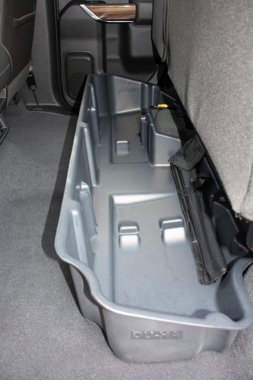 DÜHA 10421 Underseat Storage / Gun Case - Brown — side view