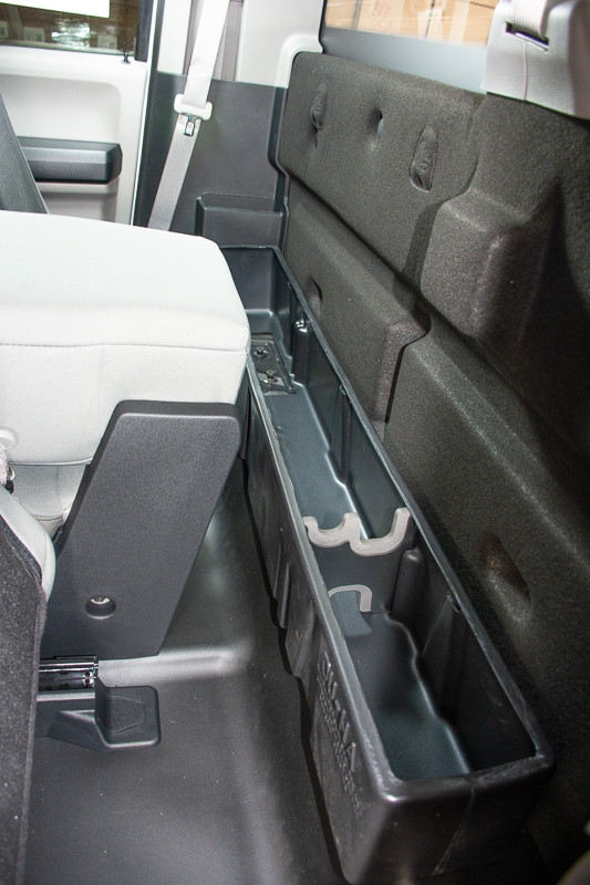 DÜHA 20115 Behind-the-Seat Storage / Gun Case - Black — side view