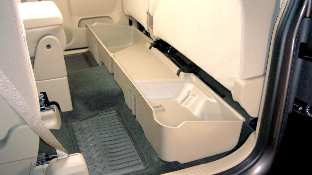 DÜHA 10045 Underseat Storage / Gun Case - Dark Gray — side view