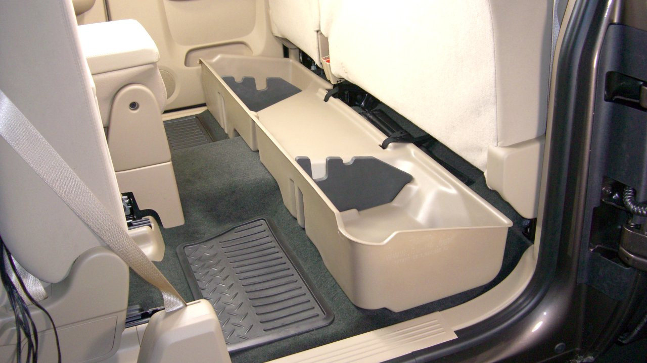 DÜHA 10045 Underseat Storage / Gun Case - Dark Gray — side view