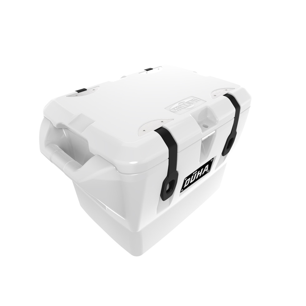 DÜHA D-C22WH Hard Cooler by Maluna - White — front view