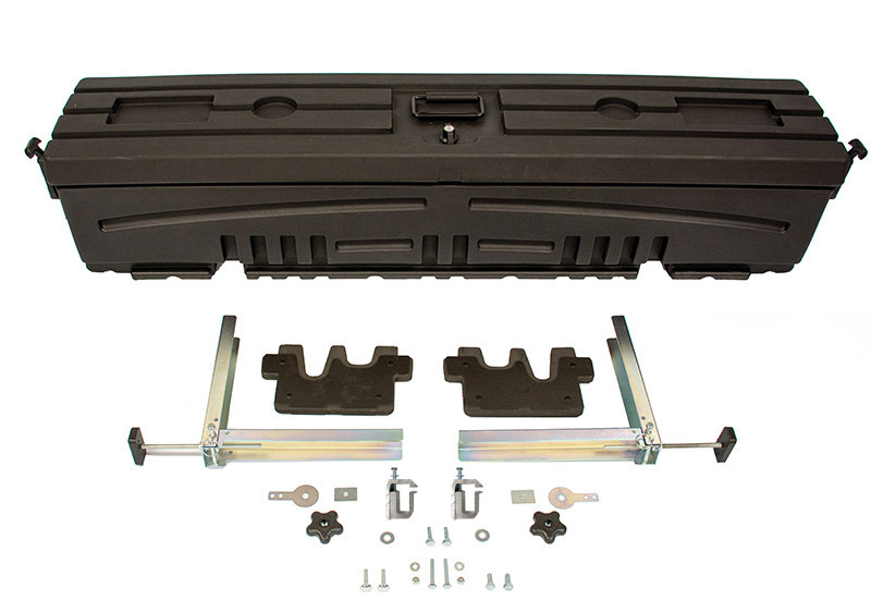 Humpstor 70801 - Exterior Portable Truck Storage w/Mounting Bracket for Toppers — front view