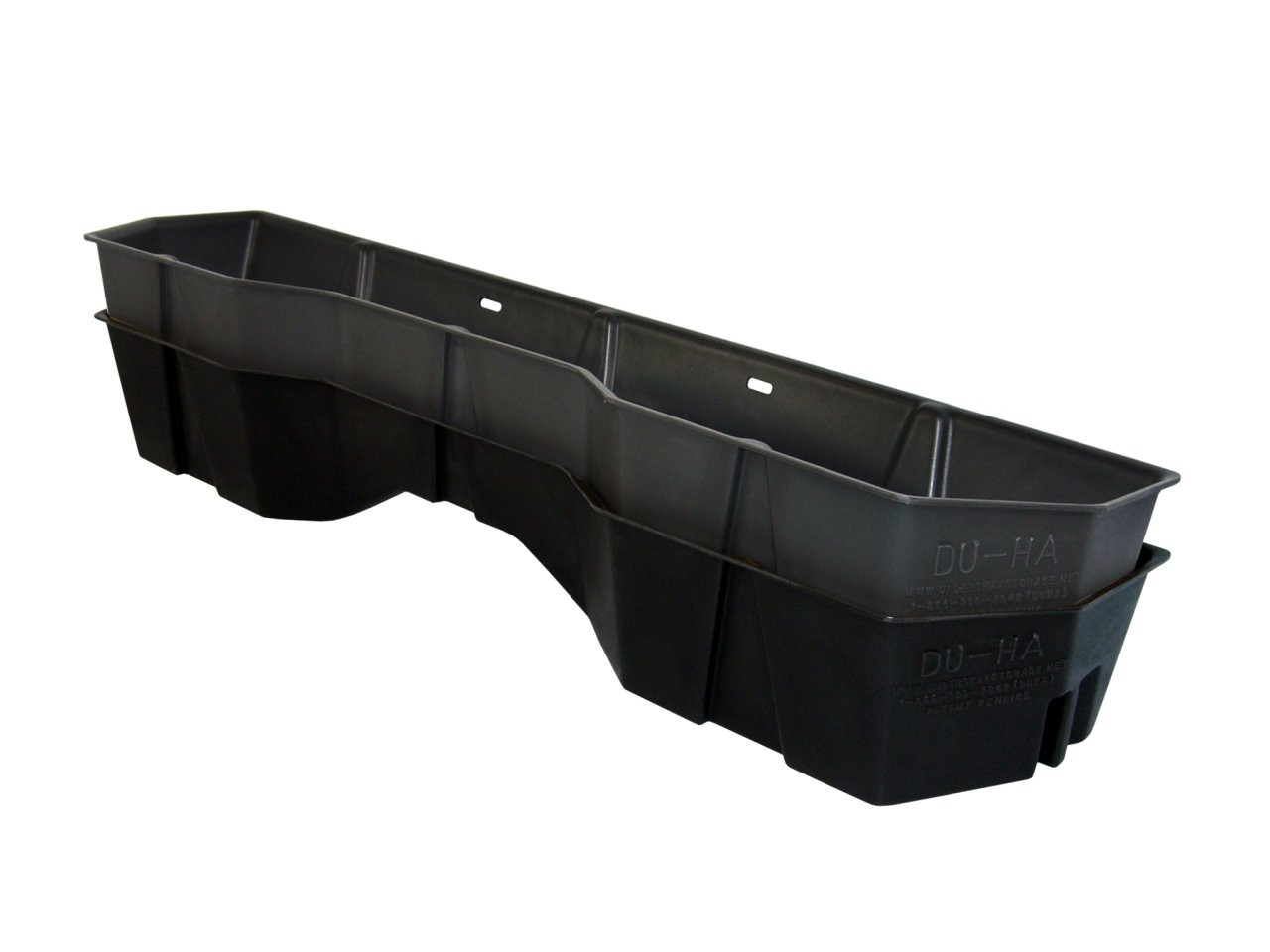 DÜHA 40011 Underseat Storage / Gun Case - Dark Gray — angled view