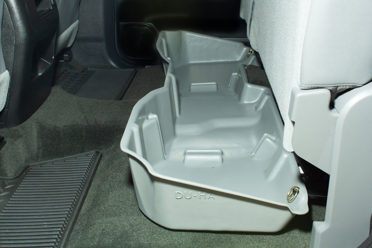 DÜHA 10303 Underseat Storage / Gun Case - Brown — side view