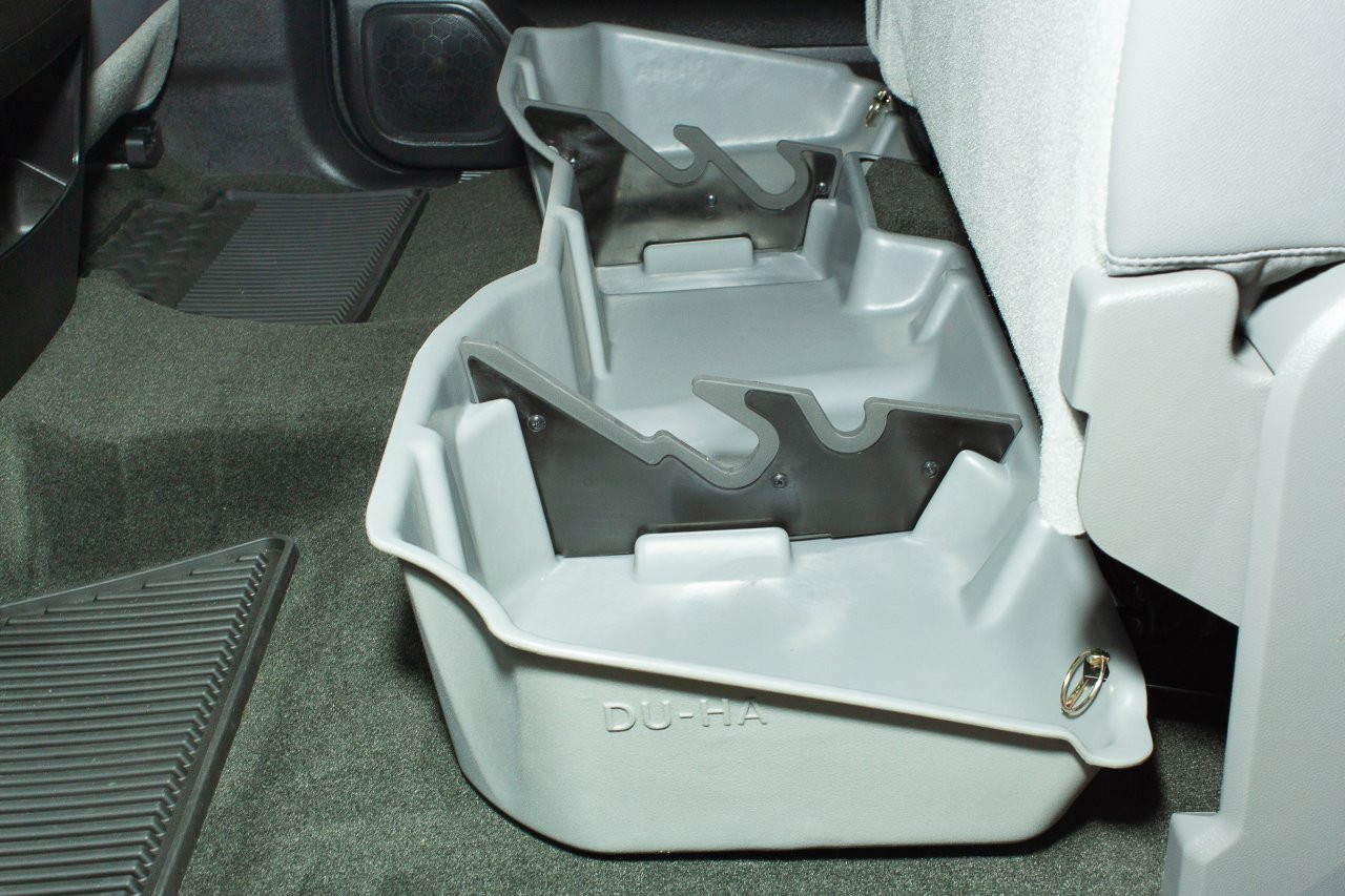 DÜHA 10303 Underseat Storage / Gun Case - Brown — side view