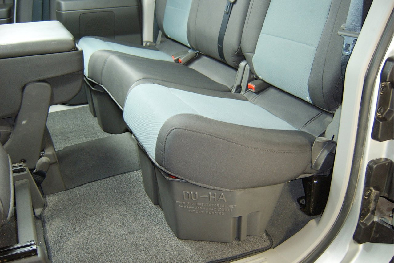 DÜHA 40012 Underseat Storage / Gun Case - Black — side view