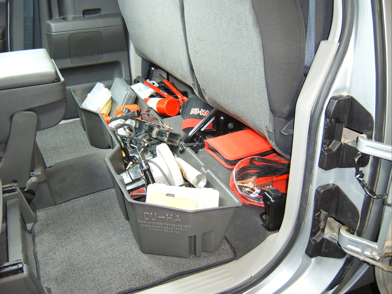 DÜHA 40012 Underseat Storage / Gun Case - Black — side view