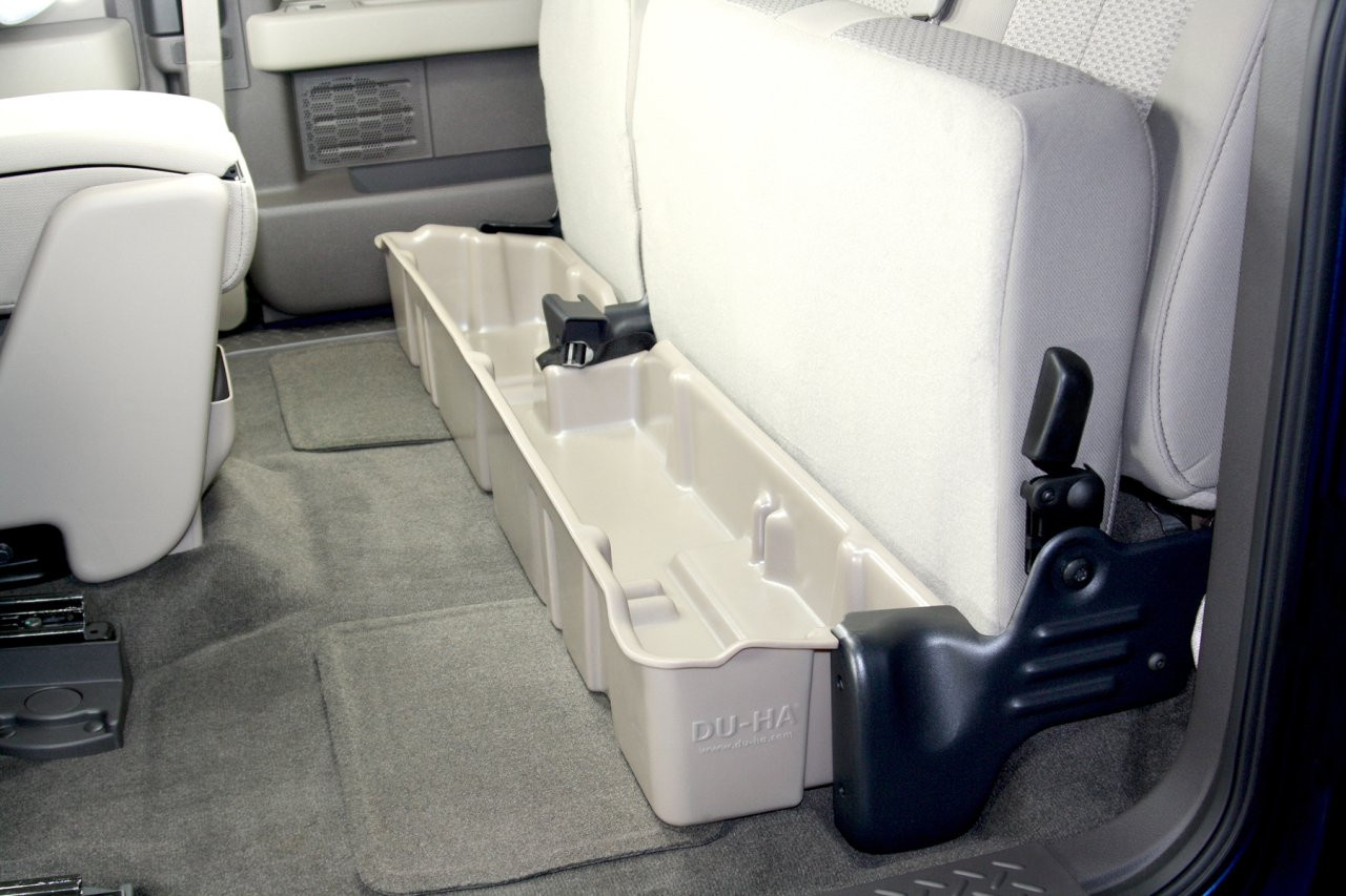 DÜHA 20071 Underseat Storage/Gun Case - Black — side view