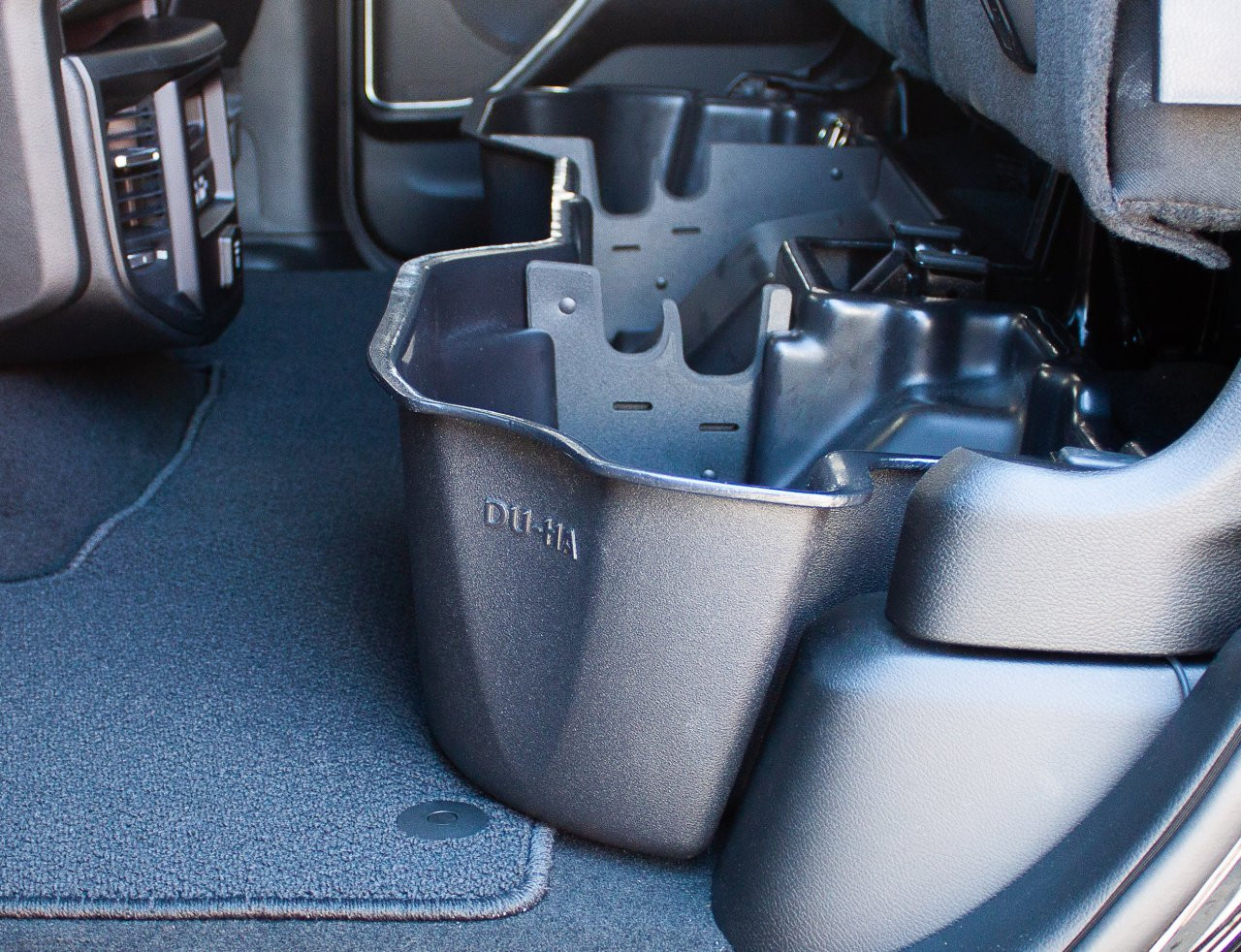 DÜHA 30104 Underseat Storage/Gun Case - Black — side view