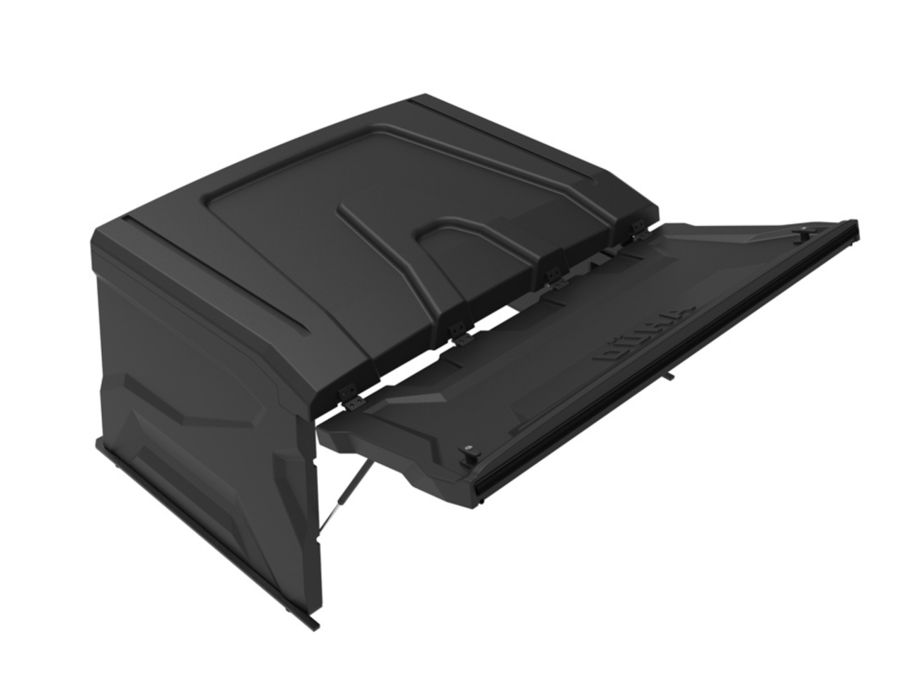DUHA 90220 Can-Am Defender UTV Topper - Black — front view