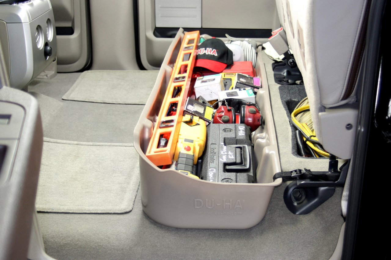 DÜHA 20075 - Underseat Storage / Gun Case - Black — side view
