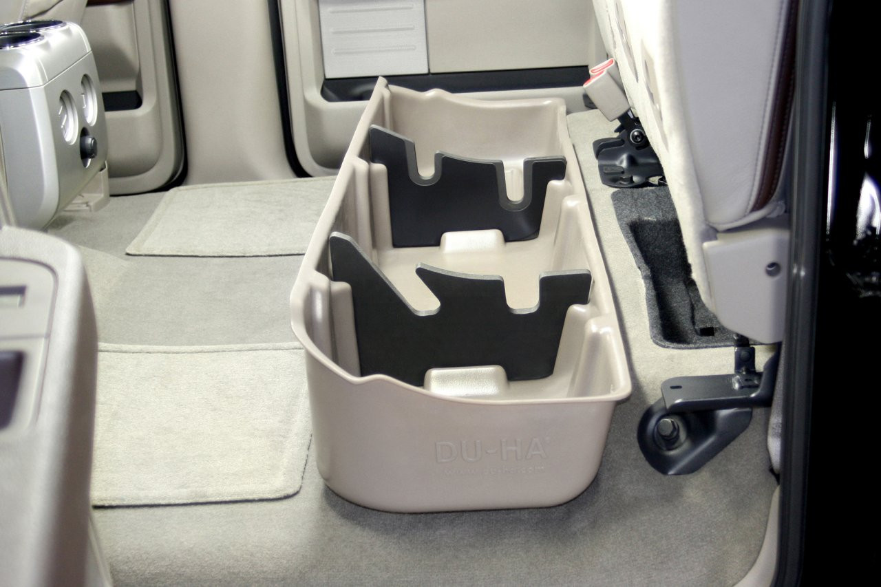 DÜHA 20075 - Underseat Storage / Gun Case - Black — side view