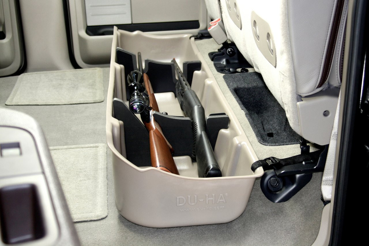 DÜHA 20075 - Underseat Storage / Gun Case - Black — side view