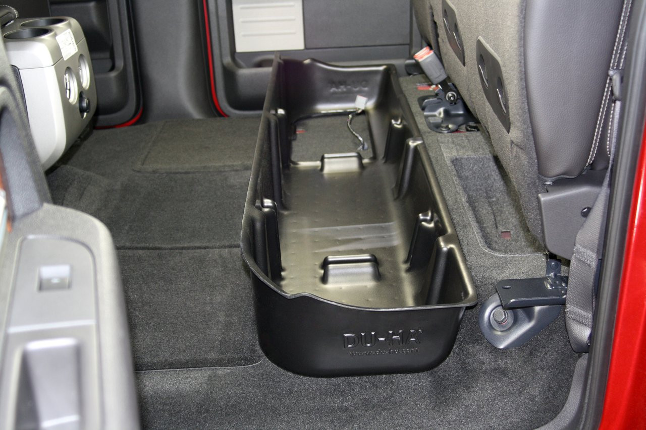 DÜHA 20078 Underseat Storage/Gun Case - Black — side view