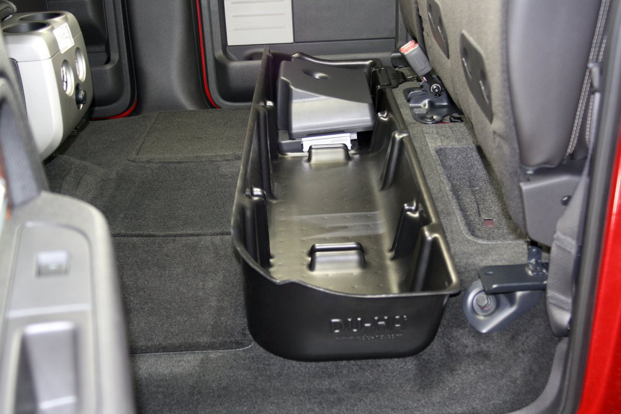 DÜHA 20078 Underseat Storage/Gun Case - Black — side view