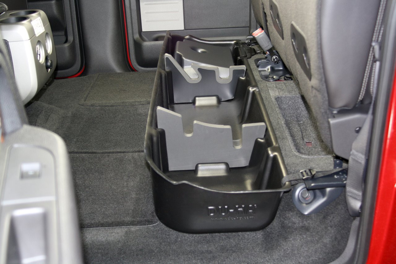 DÜHA 20078 Underseat Storage/Gun Case - Black — side view