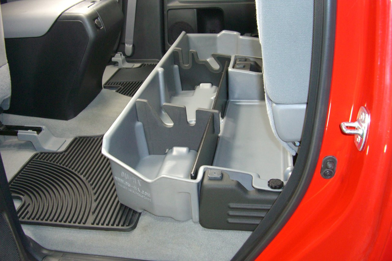 DÜHA 60052 Underseat Storage / Gun Case - Dk Gray — side view