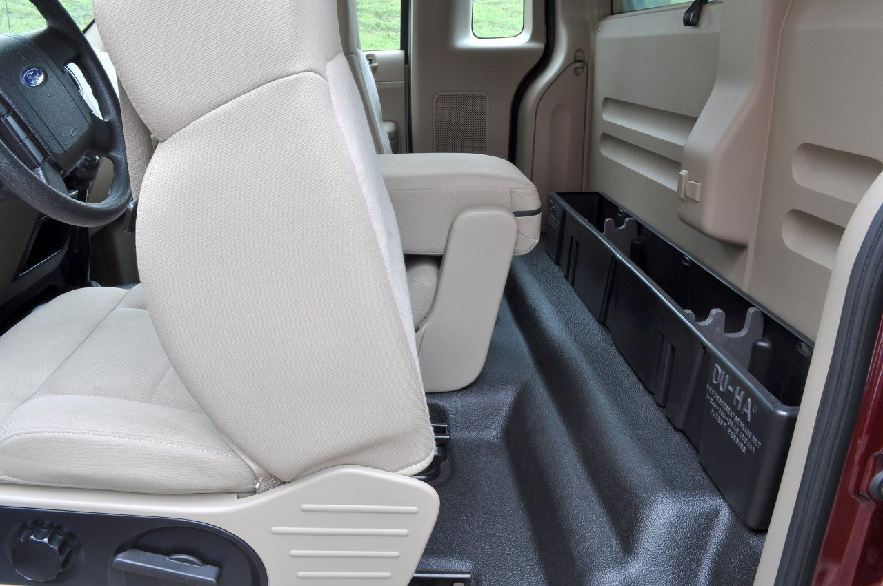 DÜHA 20105 Behind-the-Seat Storage / Gun Case - Black — side view