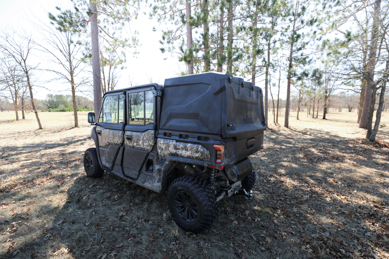 DUHA 90240 CFMoto UForce U10 Pro UTV Topper - Black — side view