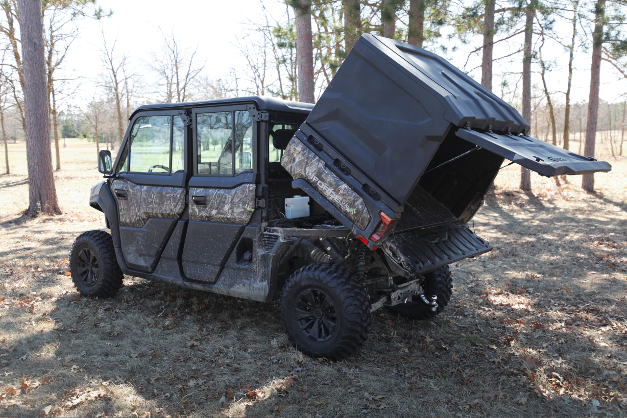 DUHA 90240 CFMoto UForce U10 Pro UTV Topper - Black — side view