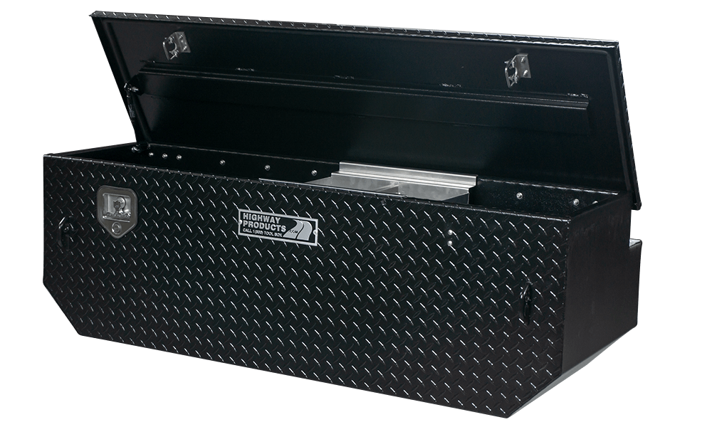 60 X 19.5 X 31 5TH WHEEL TOOL BOX WITH PLATE LID, PLATE BASE