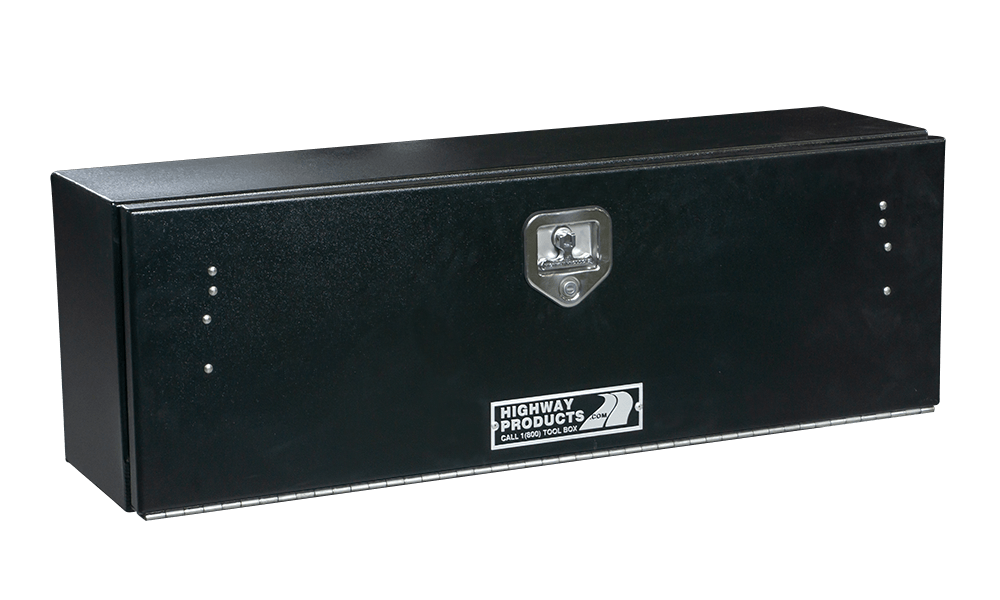 48 X 16 X 13 HIGH SIDE TOOL BOX WITH SMOOTH BLACK DOOR, SMOOTH BLACK BASE