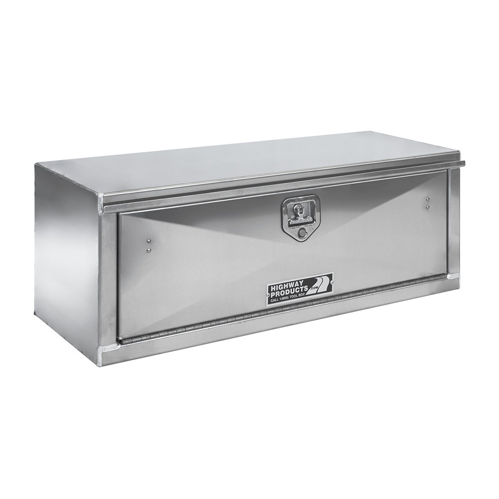 48 X 18 X 18 ALUMINUM SINGLE DROP DOOR UNDERBODY TOOL BOX — primary image