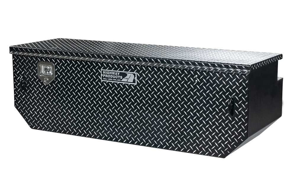 60 X 19.5 X 31 5TH WHEEL TOOL BOX WITH LEOPARD LID, LEOPARD BASE
