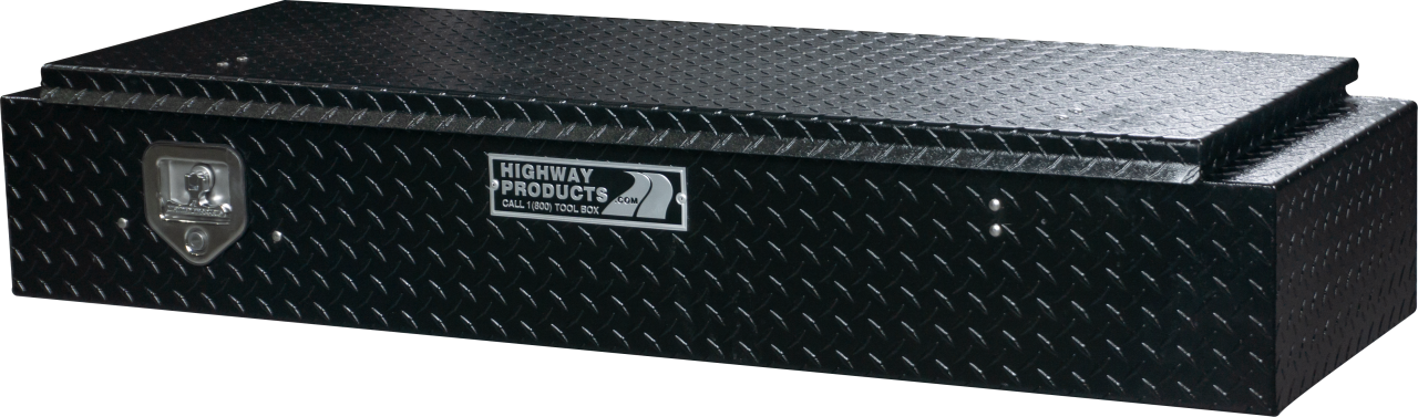 58 X 10.5 X 18 5TH WHEEL PARTNER BOX WITH BLACK DIAMOND PLATE BASE, BPLATE LID