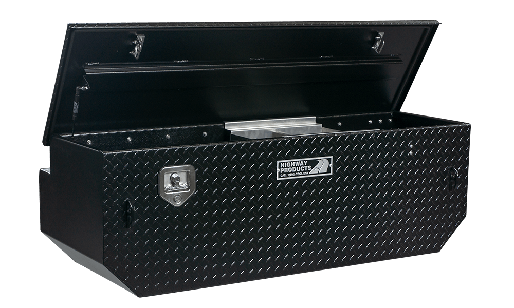 60 X 19.5 X 25 5TH WHEEL TOOL BOX WITH PLATE LID, PLATE BASE