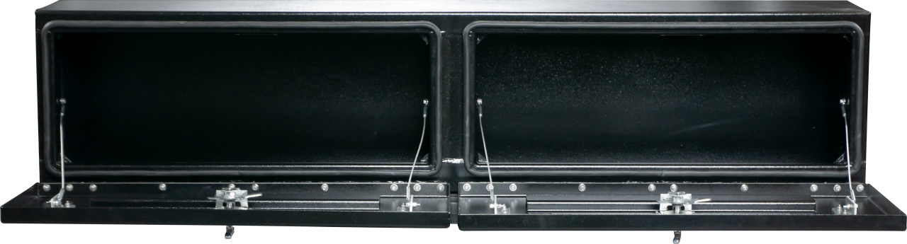 72 X 16 X 13 HIGH SIDE TOOL BOX WITH SMOOTH BLACK DOOR, SMOOTH BLACK BASE