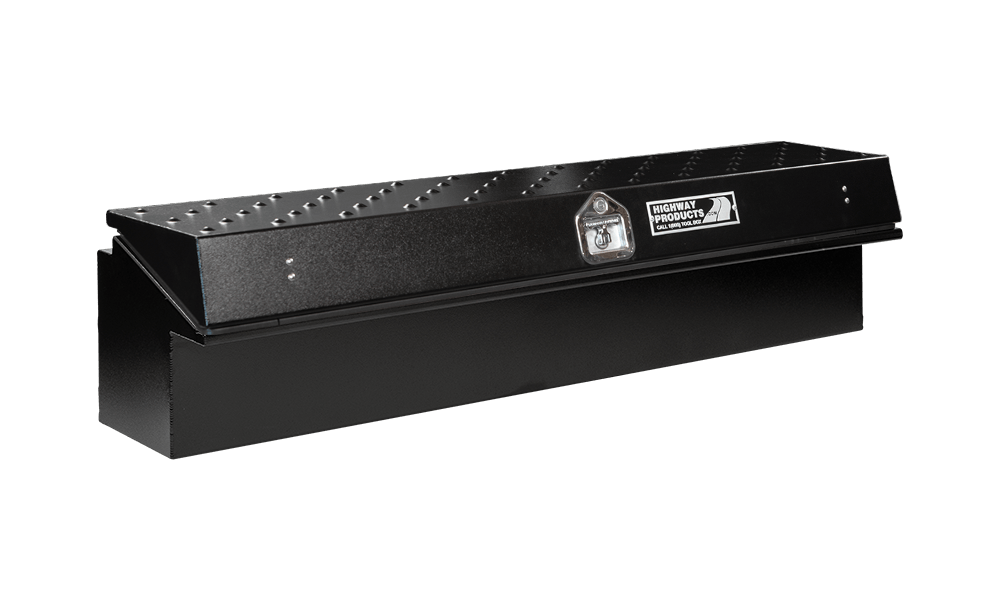 48 X 16 X 16 LOW SIDE TOOL BOX WITH SMOOTH BLACK BASE, GLADIATOR LID