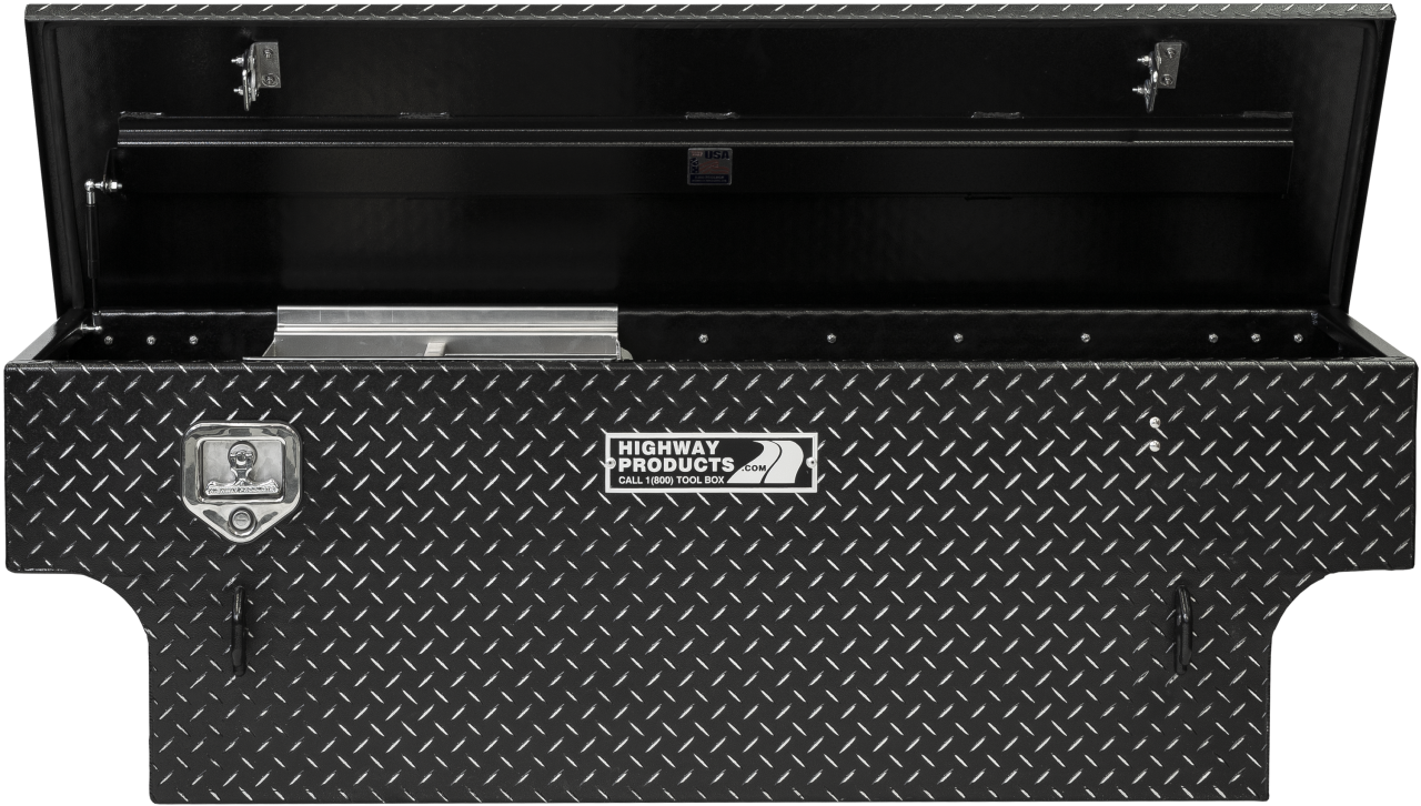 60 X 19.5 X 21 5TH WHEEL TOOL BOX WITH LEOPARD LID, LEOPARD BASE (3022-004-BK62S)