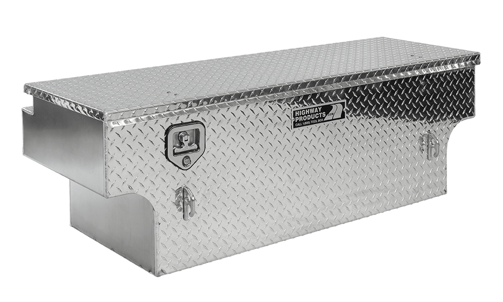 60 X 19.5 X 21 5TH WHEEL TOOL BOX WITH DIAMOND PLATE LID, DIAMOND PLATE BASE (3022-004)