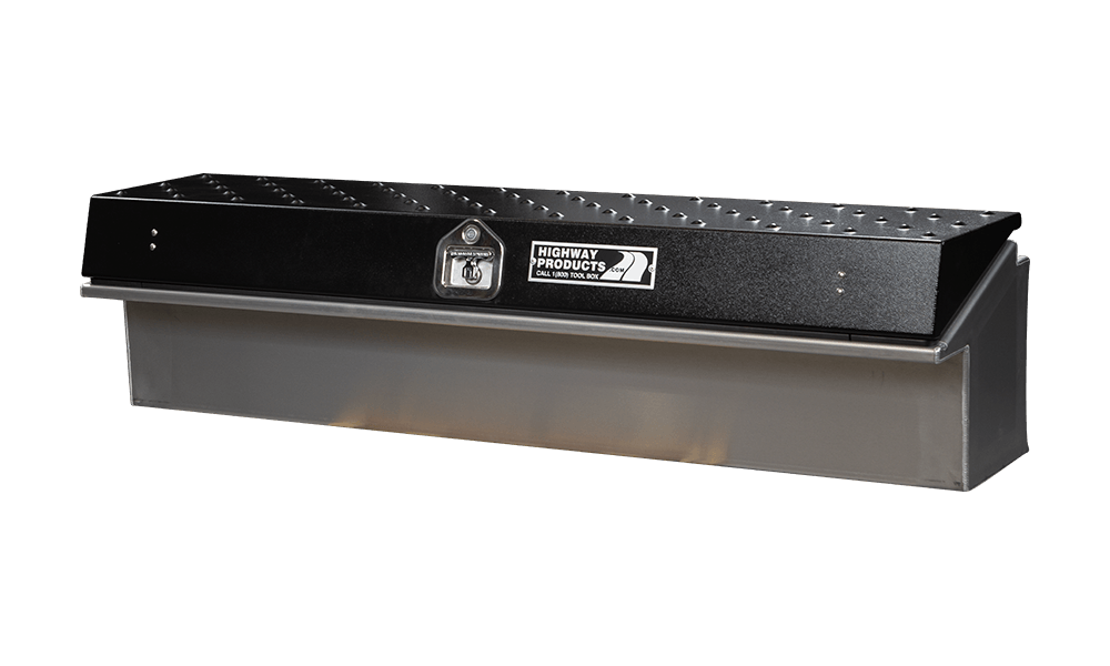 90 X 16 X 16 DRIVER SIDE LOW SIDE TOOL BOX WITH SMOOTH ALUMINUM BASE — primary image