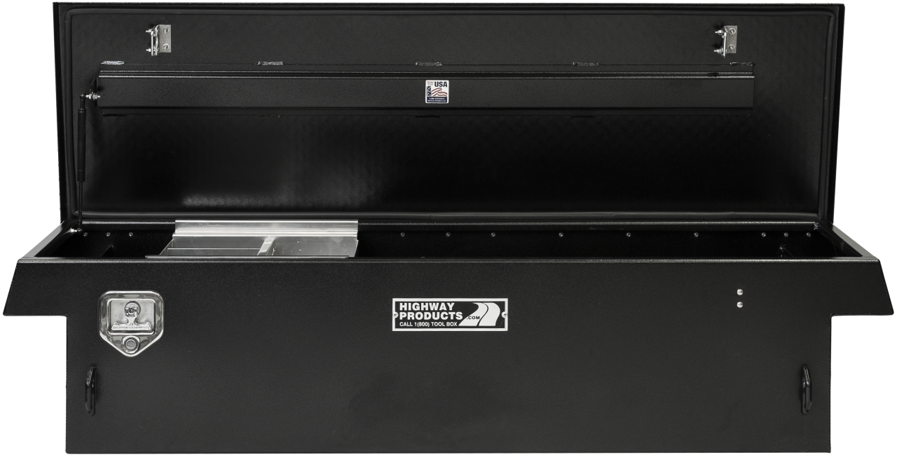 70 X 16 X 27 SINGLE LID TOOL BOX WITH SMOOTH BLACK BASE, LEOPARD LID