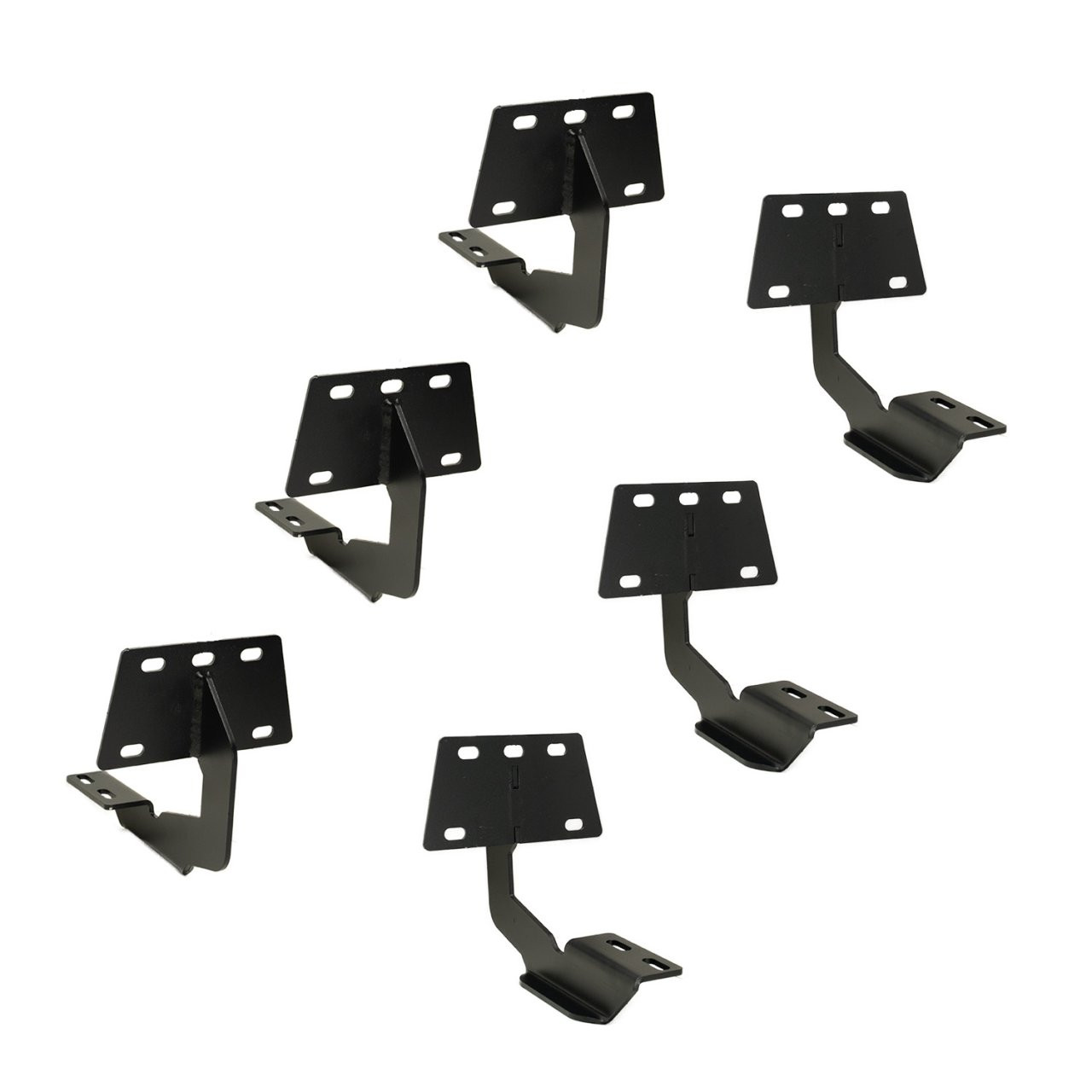 Raptor Series Sawtooth Running Boards Black Textured Aluminum - Part# 2102-0501BT — application image