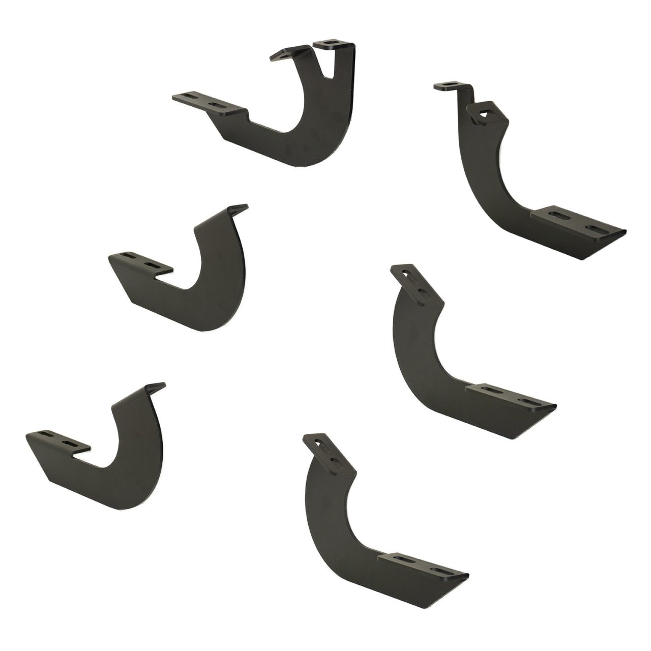 Raptor Series Oval Running Boards Black Textured Aluminum - Part# 2004-0379BT — application image